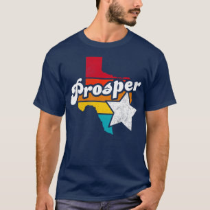 T-shirt Prosper Texas Vintage Souvenir désorganisé 2