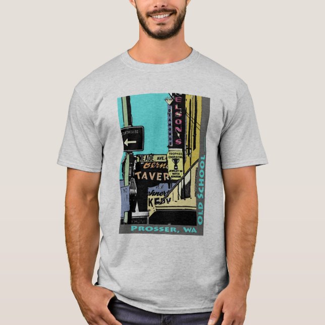 T-shirt Prosser, vieille école de WA (Devant)