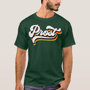 T-shirt Prost Oktoberfest Retro Bavarian Munich Allemand B