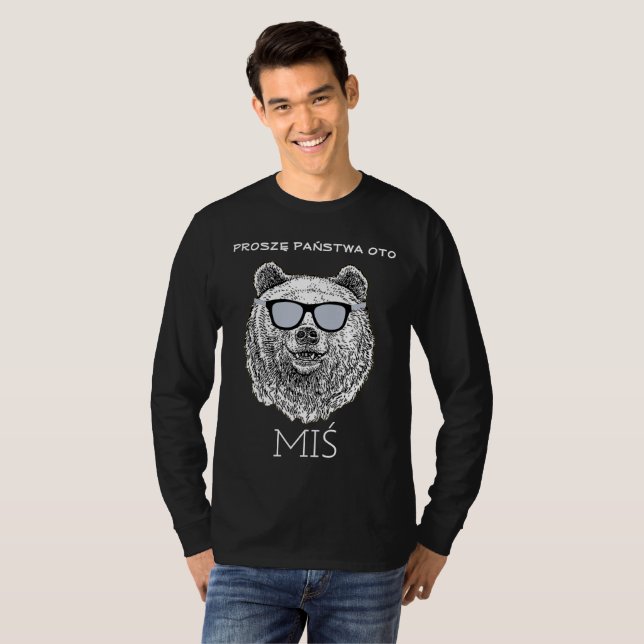T-shirt PROSZPAÑSTWA OTO MInu Polonais Drôle long (Devant entier)