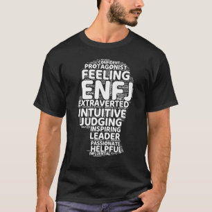 T-shirt Protagoniste ENFJ Funny Extrovert Personnalité Rel