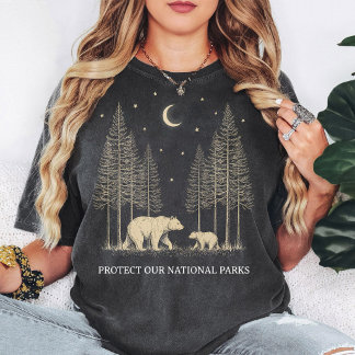 T-shirt Protect Our National Parks Bear & Trees