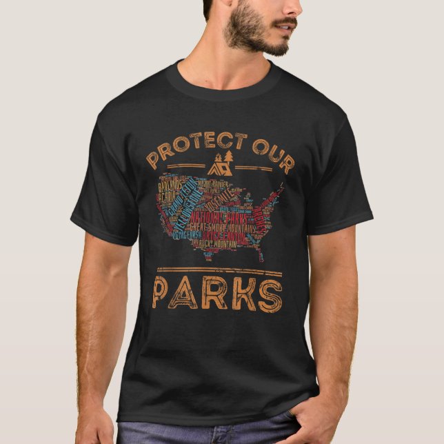 T-shirt Protect Our Parks (Devant)