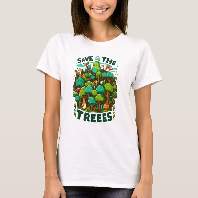 T-shirt protecteur de la nature (Devant)