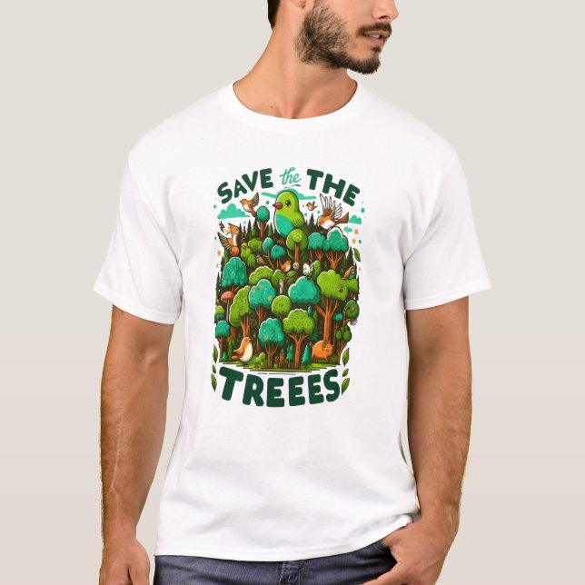T-shirt protecteur de la nature (Devant)