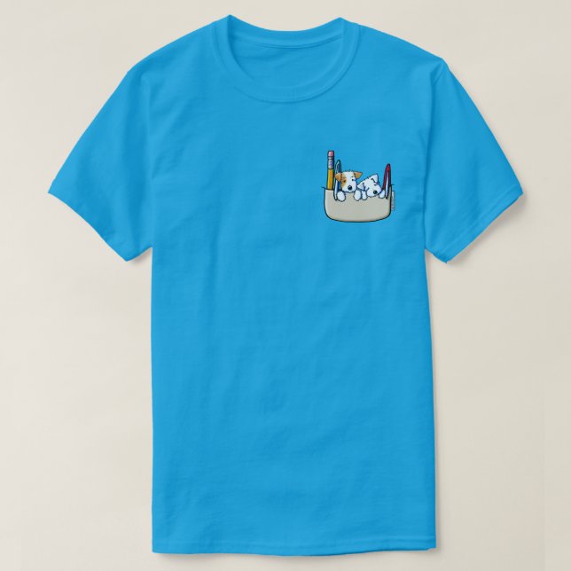 T-shirt protecteur de poche Sealyham Terrier (Design devant)