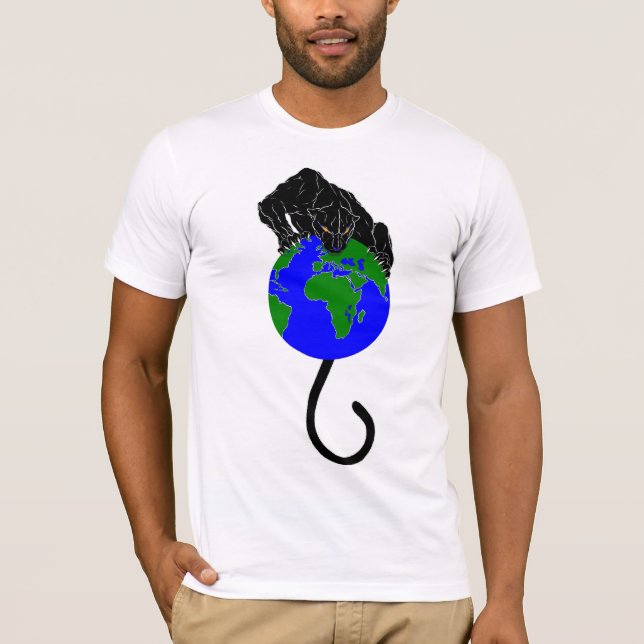 T-shirt Protecteur du monde de panthère des EA (Devant)