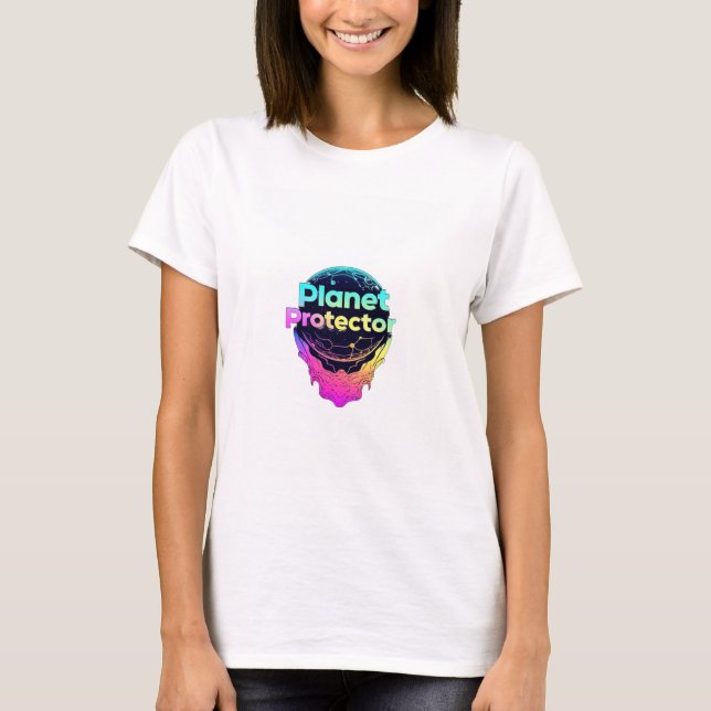 T-shirt Protecteur Planète : Gardien Cosmique (Devant)