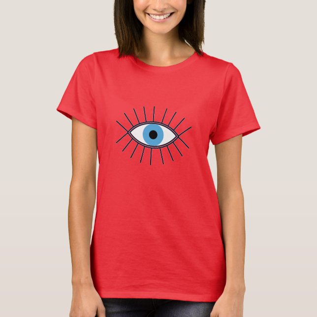 T-shirt Protection contre le mauvais oeil (Devant)