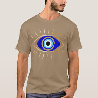 T-shirt Protection contre le mauvais œil pour femmes Col V
