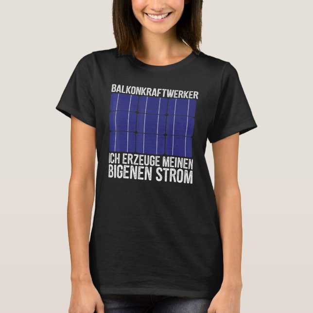 T-shirt Protection de la nature Balcon Powerworker Photovo (Devant)