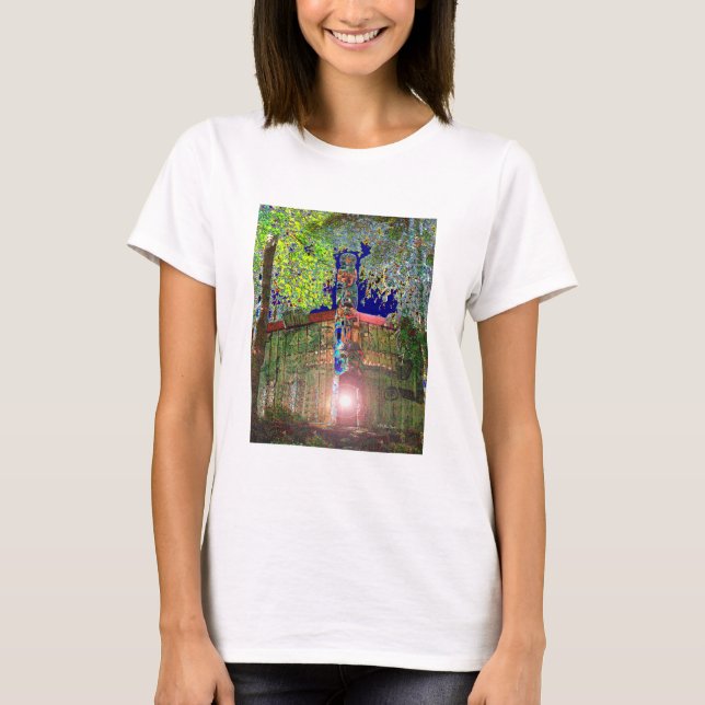 T-shirt Protection de totem - laissez l'éclat léger ! (Devant)