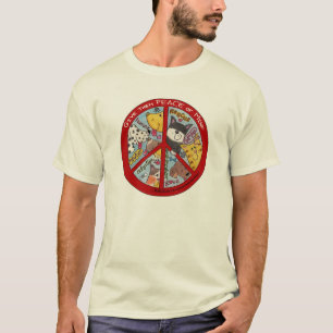 T-shirt Protection des animaux des signes de la paix