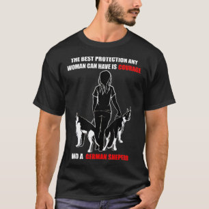 T-shirt Protection Toute Femme Peut Être Courage Et Un All