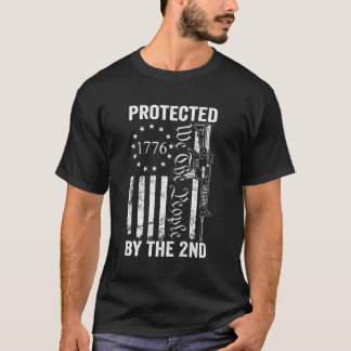 T-shirt Protégé Par Le 2E Adt We The People Pro GunBack