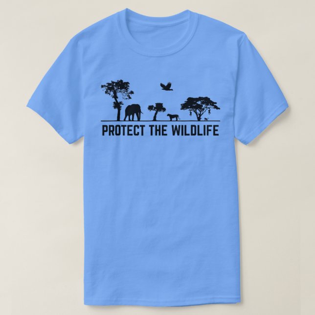 T-shirt Protéger la faune Safari Conservation des animaux  (Design devant)