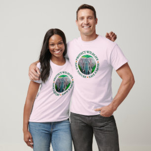 T-shirt Protéger la faune, sauver la nature, sauver la ter