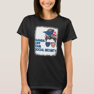 T-shirt Protéger La Sécurité Sociale Mains De Notre Sécuri