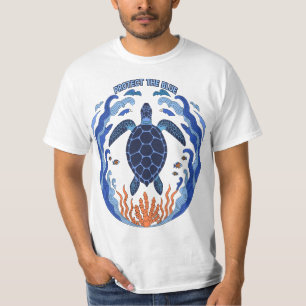 T-shirt Protéger la tortue marine bleue de l'océan Conserv