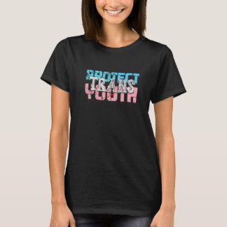 T-shirt Protéger Le Soutien De La Fierté Transgenre Des Je