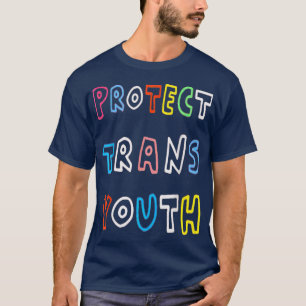 T-shirt Protéger Le Soutien Des Lgbt Des Jeunes Transgenre