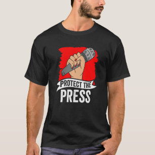 T-shirt Protéger Les Droits Journalistes De La Liberté De