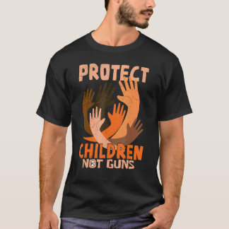 T-shirt Protéger les enfants et non les armes à feu