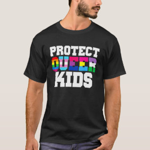 T-shirt Protéger les enfants queer Lgbt Sensibilisation Ga