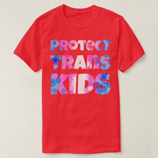 T-shirt Protéger les enfants trans (Design devant)