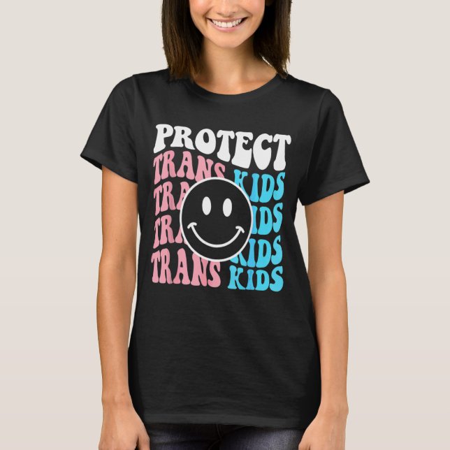 T-shirt Protéger Les Enfants Transgenres Lgbt Prise En Cha (Devant)