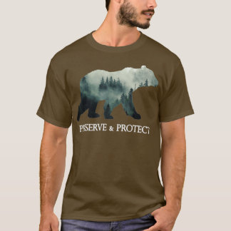 T-shirt Protéger l'ours Préserver le changement climatique