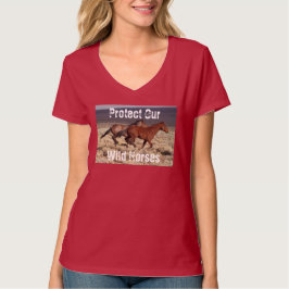 T-shirt Protéger nos chevaux sauvages