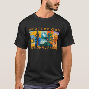 T-shirt Protéger nos parcs nationaux Écologiste américain