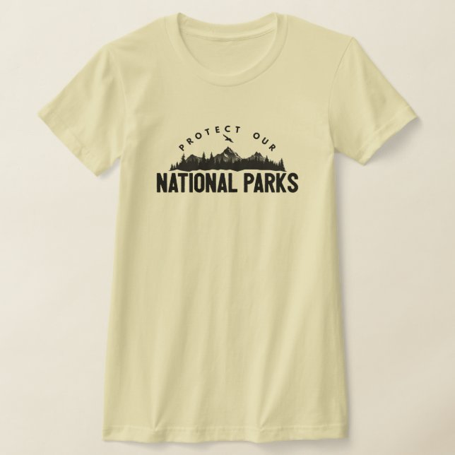 T-shirt Protéger nos parcs nationaux Soutien (Poser)