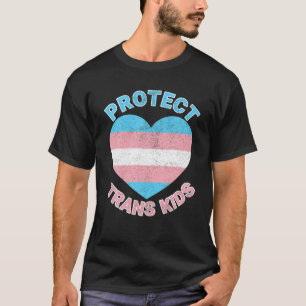 T-shirt Protéger Trans Kids LGBT Pride Transgender Trans L