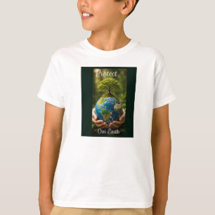 T-shirt Protégez la Terre pour moi