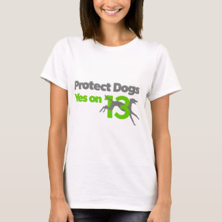 T-shirt Protégez les chiens - YesOn13