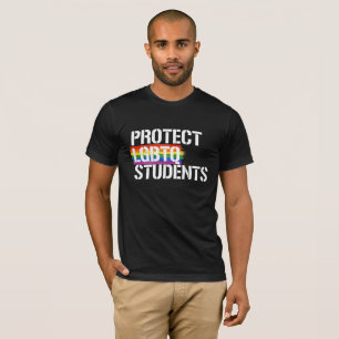 T-shirt Protégez les étudiants de LGBTQ - - LGBTQ redresse