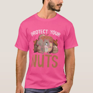 T-shirt Protégez vos noix Écureuil Amoureux des animaux Fu