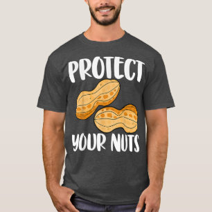 T-shirt Protégez vos noix Nutty Drôle Genre Révéler T-Shir