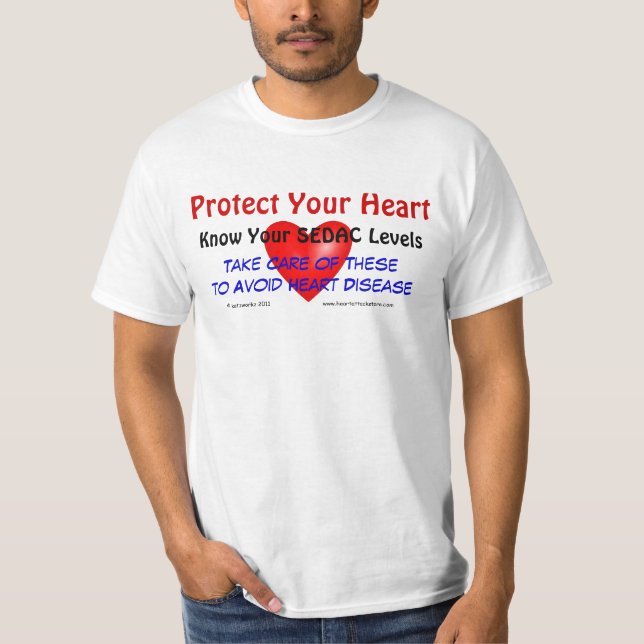 T-shirt Protégez votre coeur (Devant)