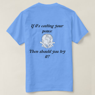 T-shirt "Protégez votre paix".