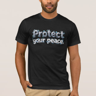 T-shirt "Protégez Votre Paix" Armure d'acier et Nuage Doux