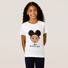 T-Shirt #Proud2BNaturalMe #BeautifulAsIs Light Complexion