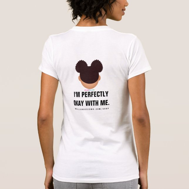 T-shirt #Proud2BNaturalMe Parfaitement imparfait (Dos)
