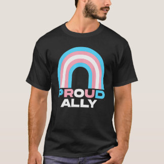 T-shirt Proud Ally Transgender Transsexual Trans Pride Men