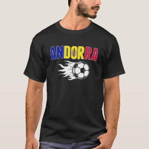 T-shirt Proud Andorra Soccer Fans Jersey - Andorran Footba