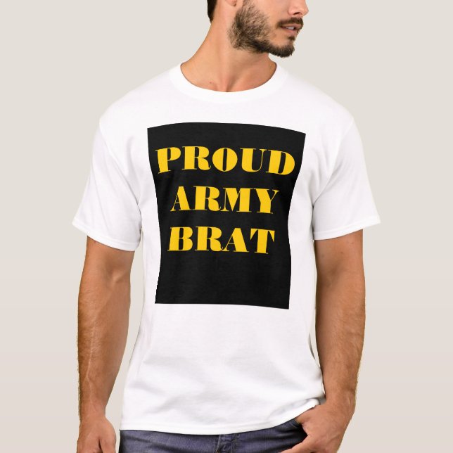 T - Shirt Proud Army Brat (Vorderseite)