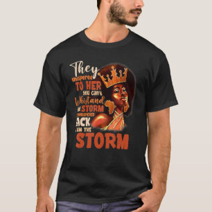 T-shirt Proud Black African American Ladies Black History 