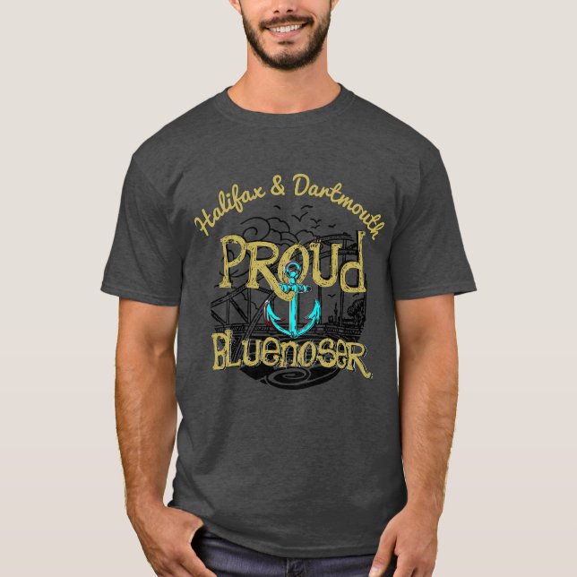 T-shirt Proud Bluenoser Halifax et chemise Dartmouth (Devant)